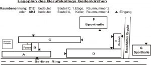Lageplan Gebäude