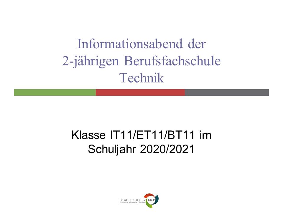 Informationsvideo 2-jährige Berufsfachschule Technik